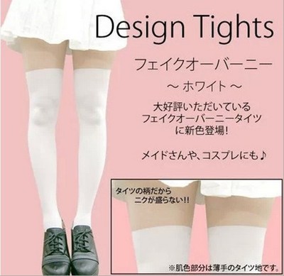 taobao agent Universal high boots, socks, black non-slip student pleated skirt, cosplay