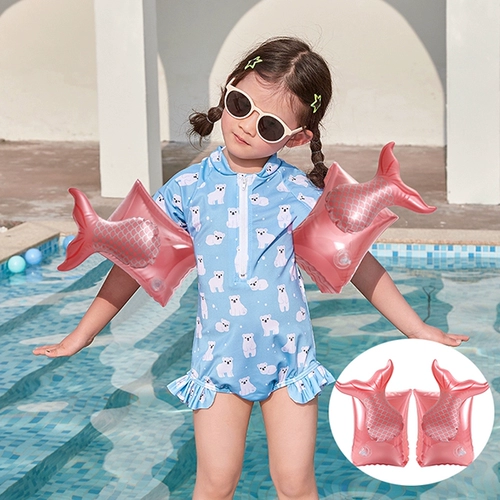 Детский надувной плавательный аксессуар, милый плавательный круг, 2-6 лет