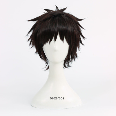 taobao agent My Hero Academy Jiqi Black -brown Anti -Law Short Hair Mizaki 迴 COSPLAY wigs