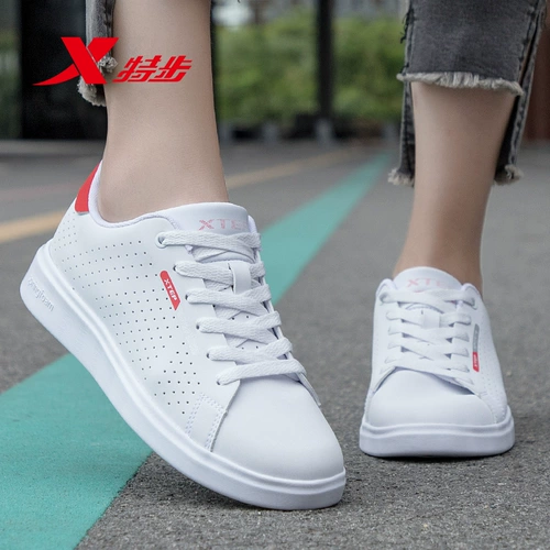 Xtep, зимние кроссовки, белая обувь, демисезонная повседневная обувь, спортивная обувь