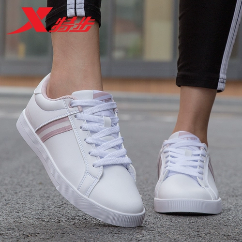 Xtep, зимние кроссовки, белая обувь, демисезонная повседневная обувь, спортивная обувь