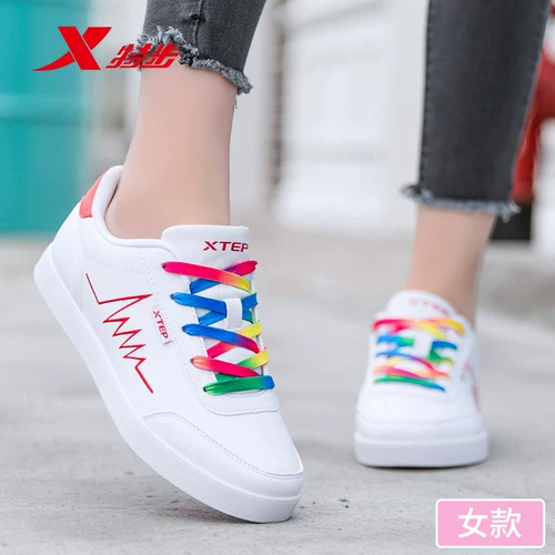 Xtep, зимние кроссовки, белая обувь, демисезонная повседневная обувь, спортивная обувь