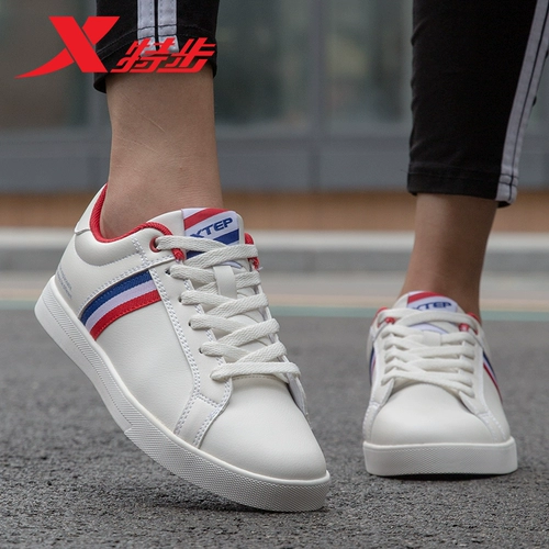 Xtep, зимние кроссовки, белая обувь, демисезонная повседневная обувь, спортивная обувь