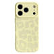 Soft Pink Leopard Print Silicone Magsafe Phone Case for iPhone 17, 16, 15, 14 and 13
