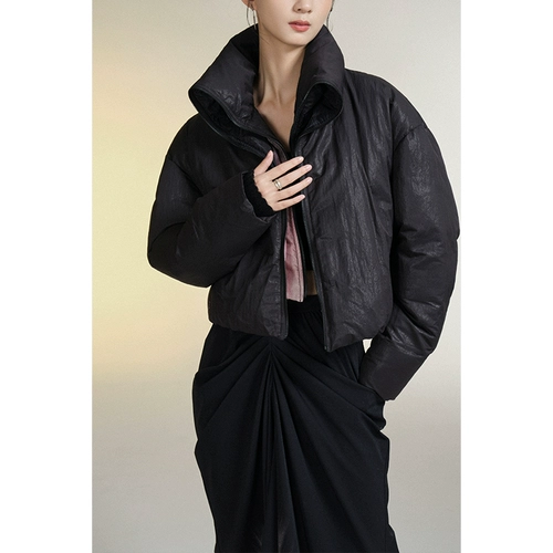 Murmurmi 22Aw Designer Brand 90 White Duck Down Dual Plack Deconstruction Short Down Jacket Женщина