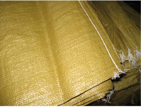 Желтая плетеная упаковка, пакет, сумка, 100×125см