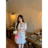 脚趾筋 Летняя плетеная кукла, платье, свободный крой