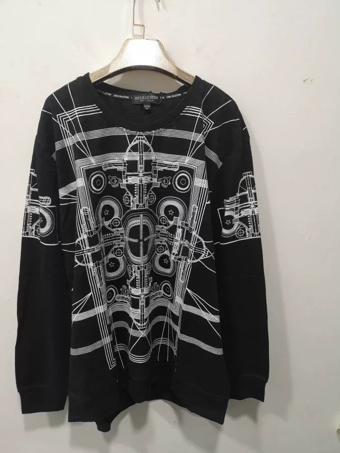 Trend elastic sweatshirt for leisure, plus size, oversize