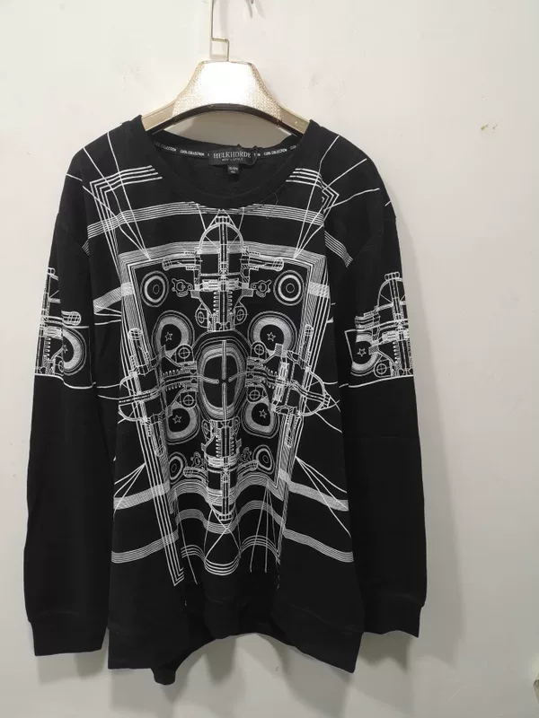 Trend elastic sweatshirt for leisure, plus size, oversize