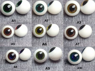 taobao agent OB11 Glass -Eye Pearl Round and Slip -like ｛A series｝ Color 8mm10mMA low arc spot