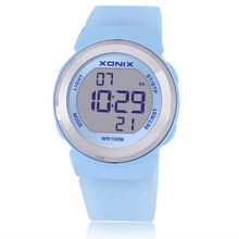 Xonix Симпатичные корейские модные часы Ночные часы Студенческие часы Детские водонепроницаемые спортивные электронные часы Девочки