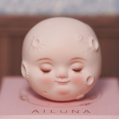 taobao agent [Official makeup] Luludao Little Moon cute return to genuine BJD doll original baby plain head head makeup