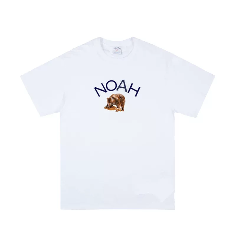 Noah 20SS osaka Bears Osaka limited chest bear fishing print men's and women's casual short-sleeved T-shirt