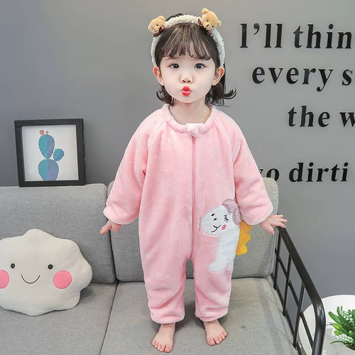 Флисовый пуховик для девочек, демисезонная пижама для раннего возраста, коллекция 2022