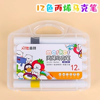 Акрил, маркер, 12 цветов