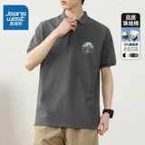 Летняя футболка polo, большой размер, в американском стиле, короткий рукав