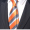 手打款9cm领带A99橙色宽条