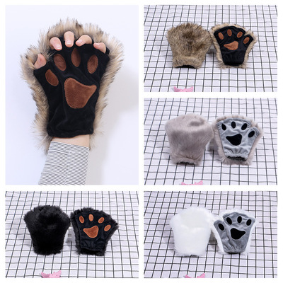 taobao agent Free shipping animal hand claw wolf fox gloves, animal claws children's Christmas party, Manpan cat maid cos prop