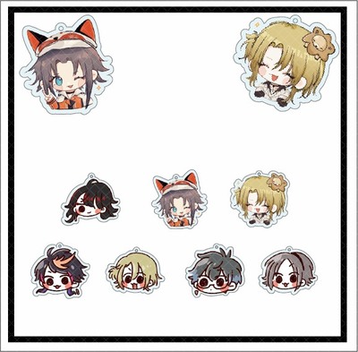 taobao agent Luxiem peripheral acrylic pendant double -sided PP clip handbook Vox Luca mysta ike