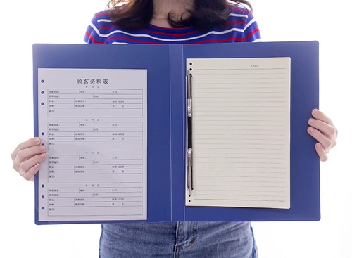 Папка пружины A4 Snake Spring Single Snake/Double Snake Office папка папки змеи -обработанная папка с двойной полюсом