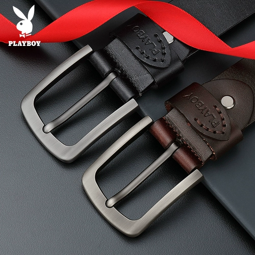 Playboy, мужской ремень, пряжка для отдыха, кожаные штаны, из натуральной кожи, коллекция 2023