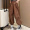 Coffee colored shoulder strap pants
