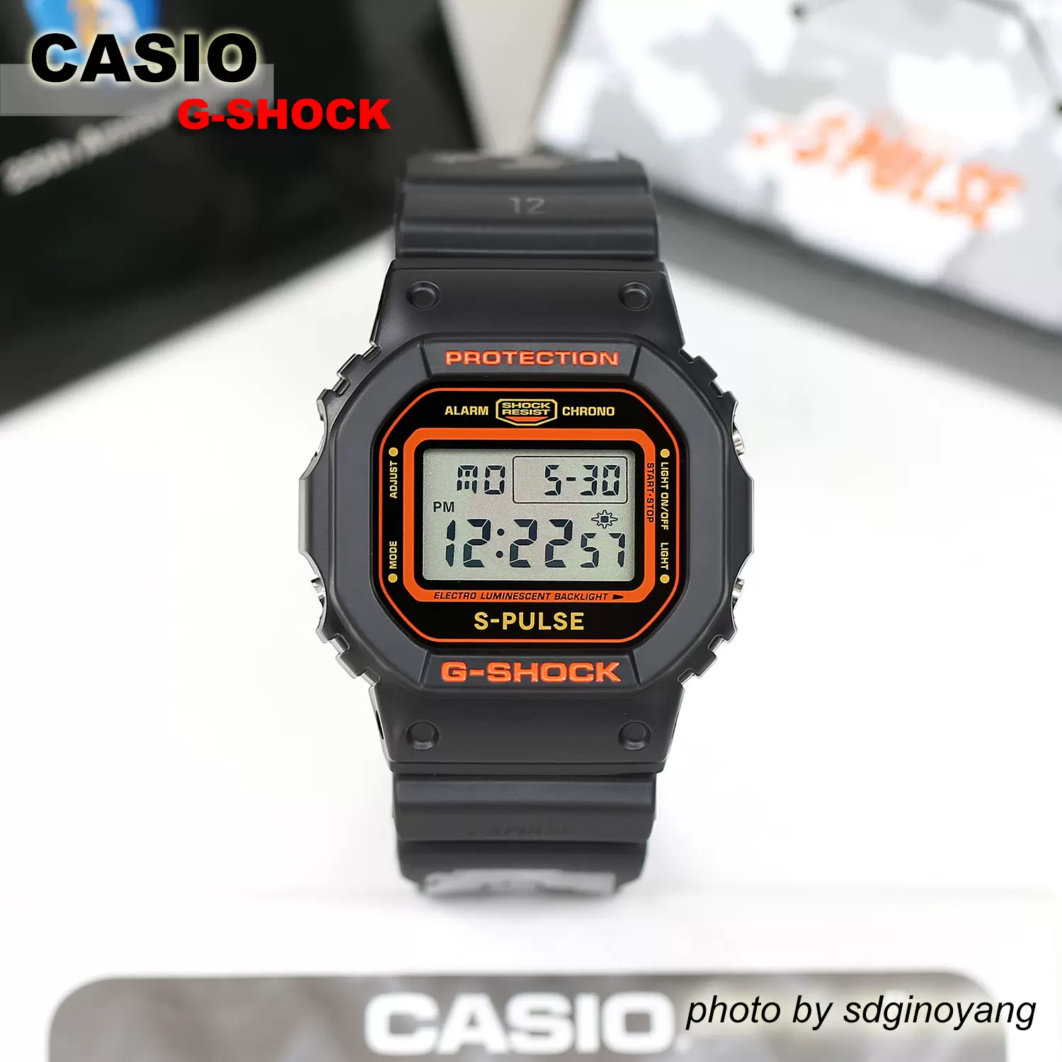 CASIO卡西欧G-SHOCK x STUSSY DW-5000ST-1JR(超小限量)全新现货-Taobao