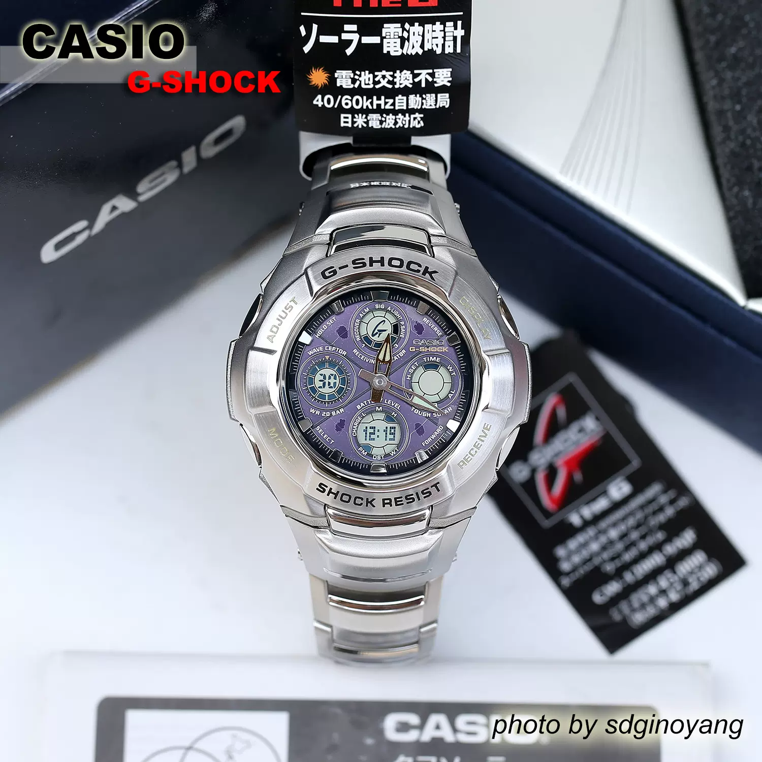 CASIO卡西欧G-SHOCK MRG-2000DJ-8AJF 初代太阳能电波蓝宝石结束-Taobao