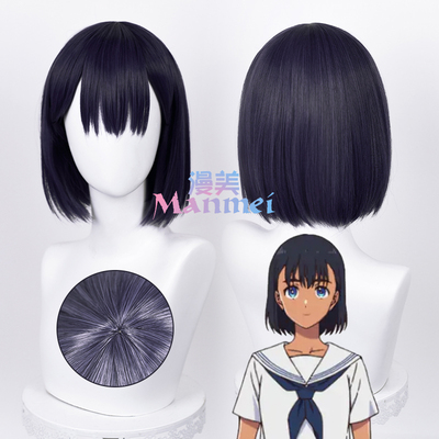 taobao agent Monami Summer Reappear Xiaozhou 澪 Shadow 澪 COS wig Silicone Simulation Scalp Dome