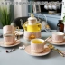 Trà chiều trà hoa trà tách trà đặt nhà ấm trà hoa trái cây thủy tinh với bộ lọc nến sưởi ấm - Trà sứ