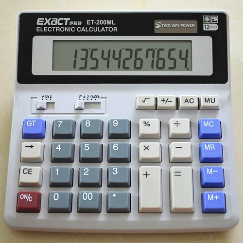 ET-200 мл калькулятора компьютера Финансовый и финансовый банк Специальный электронный компьютер специального электронного компьютера