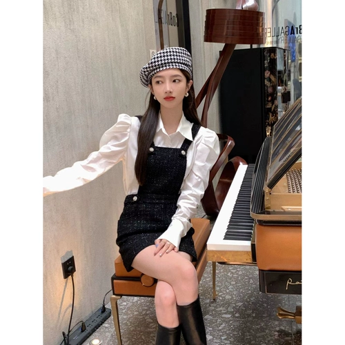 Дизайнерское осеннее однотонное платье с рукавами без рукавов, тренд сезона, подходит для подростков, с акцентом на бедрах
