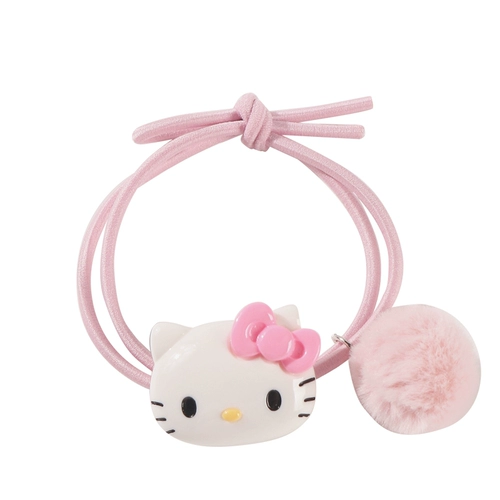 Hello kitty, мультяшная универсальная эластичная заколка для волос