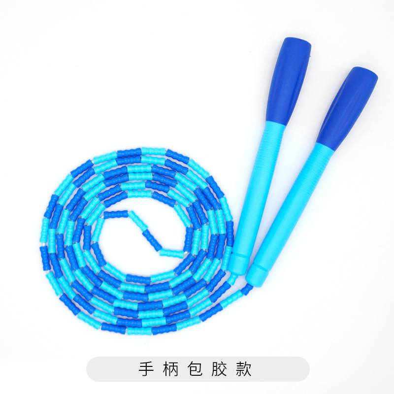 skipping students skipping rope fancy sports bead section skipping rope primary and secondary school students children's fancy bamboo section skipping rope