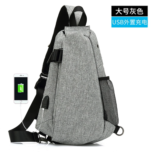 游棉 Нагрудная сумка, вместительная и большая сумка на одно плечо, рюкзак для отдыха, сумка через плечо, в корейском стиле