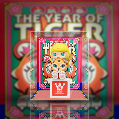 taobao agent 【Move】Bubble Molly Molly Tiger Tiger Tiger Life Power Card Play Dedicated Display Box