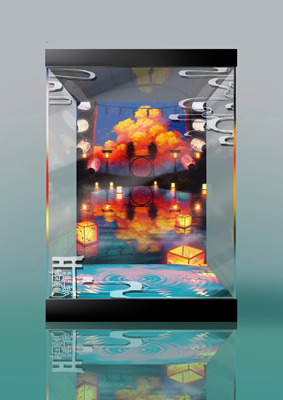 taobao agent 【Move】Hobbymax Oriental Project Bolin Dream Hand -Office Special LED display box