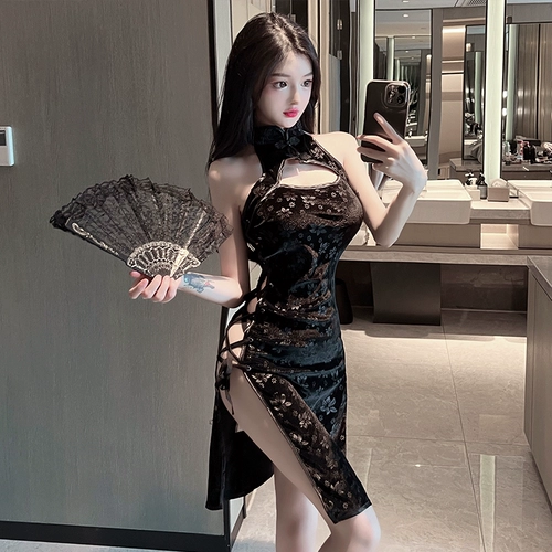 Сексуальная пижама, ципао, униформа, нижнее белье, комплект