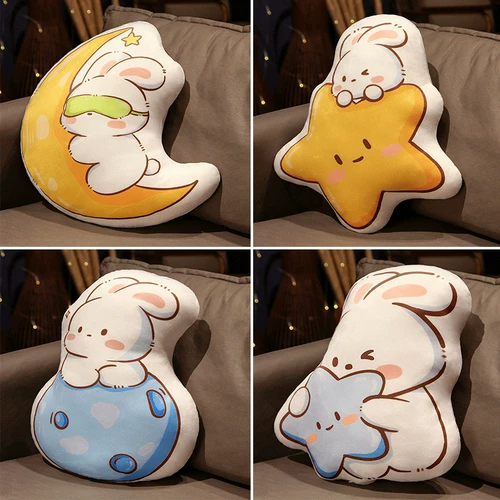 Плюшевая игрушка, кукла, кролик, подушка, талисман, делается под заказ, год кролика, талисман года, 2023