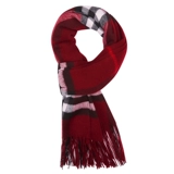 Демисезонный ретро шерстяной многоцветный удерживающий тепло шарф, накидка