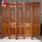 Trung Quốc cổ vách ngăn phòng khách lối vào văn phòng gỗ nguyên khối gấp màn hình gấp di động màn hình gỗ long não Dongyang khắc gỗ mẫu song cửa sổ gỗ đẹp Màn hình / Cửa sổ