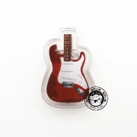 ST Electric Guitar Red и White длиной около 4 см