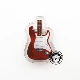 ST Electric Guitar Red и White длиной около 4 см