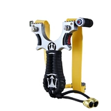 Металлическая рогатка с лазером из нержавеющей стали, точная дорожная олимпийская резинка с плоскими резинками, лазерный прицел на инфракрасной основе