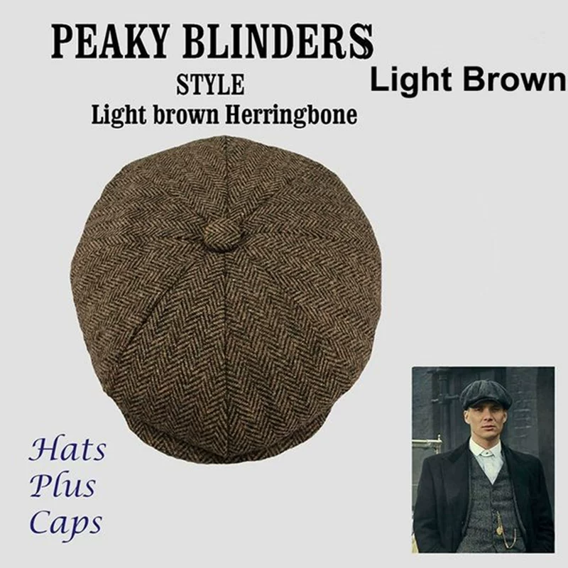 Клеточная шляпа BeRet классическая ретро Newsboy мужская восьмиугольная шляпа