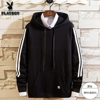 08-T8140 Свитер с капюшоном черный