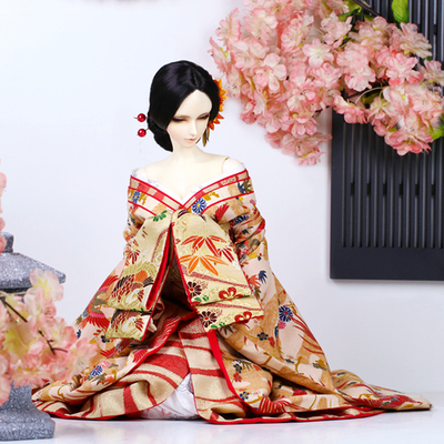 taobao agent Lanting Jimeng BJD SD baby clothing three -point four -point strong uncle big size and wind and clothes Hua Kui Huajie to marry the temple
