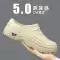 Nam Màu Đen Slip-on Mùa Hè 2024 Mới Của Đầu Bếp Giày Làm Việc Nhà Bếp Chống Thấm Nước Chống Trơn Trượt Bảo Hộ Lao Động Mũi giày Dép 