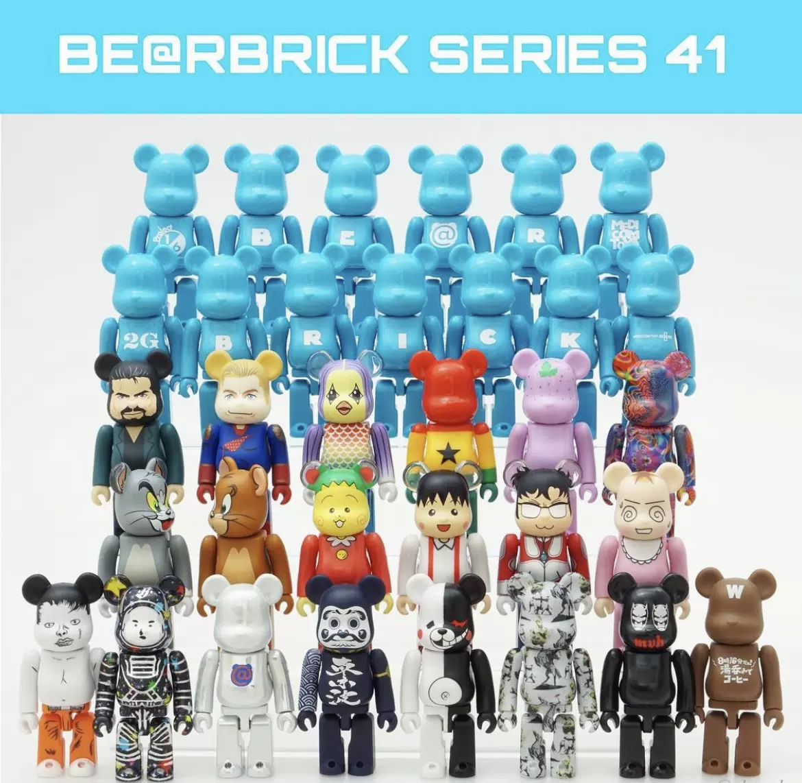 現貨秒發】Bearbrick 42代Be@rbrick 100% Series 盲盒空山基-Taobao