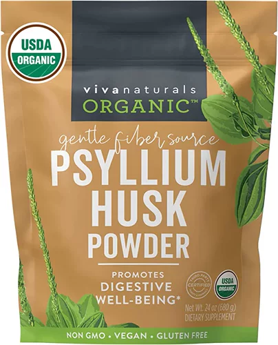 [美国代购Viva Naturals Organic Psyllium Husk Powder 1.5 lbs]